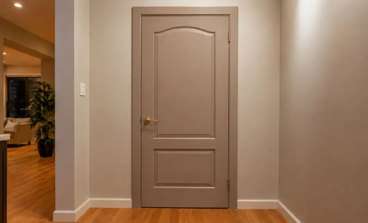 Door Wrapping Before and After