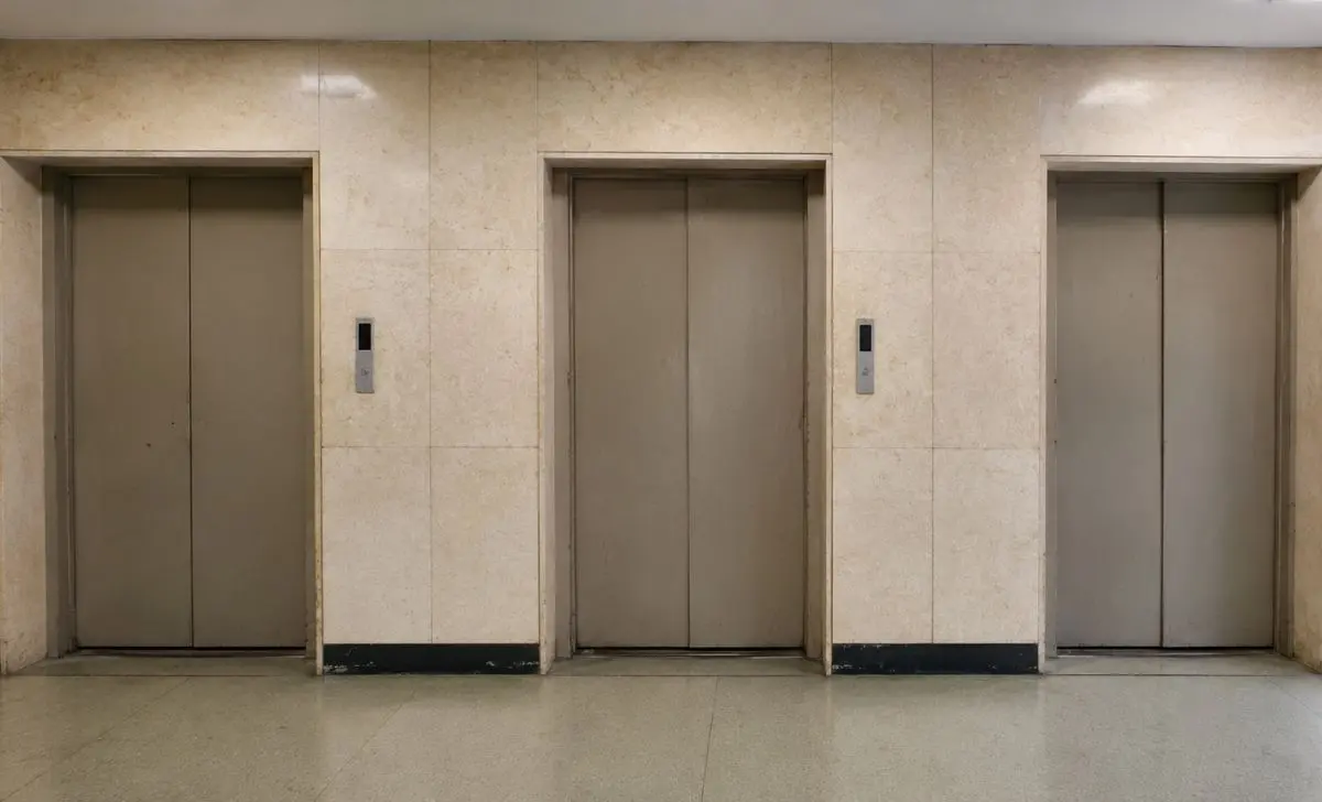 Elevator Wrapping Before and After Elevator Wrapping Before and After