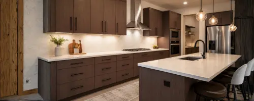 Kitchen Cabinet Vinyl Wrapping