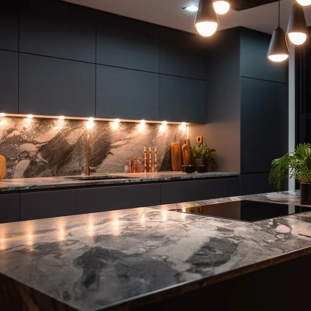 Kitchen Worktop Wrapping