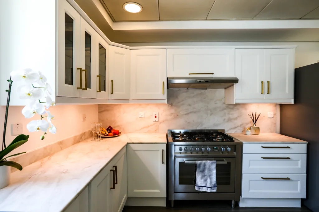 Kitchen Wrapping After image