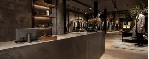 Showroom Counter Wrapping
