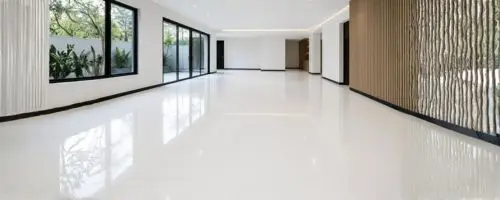White Floor Wrap
